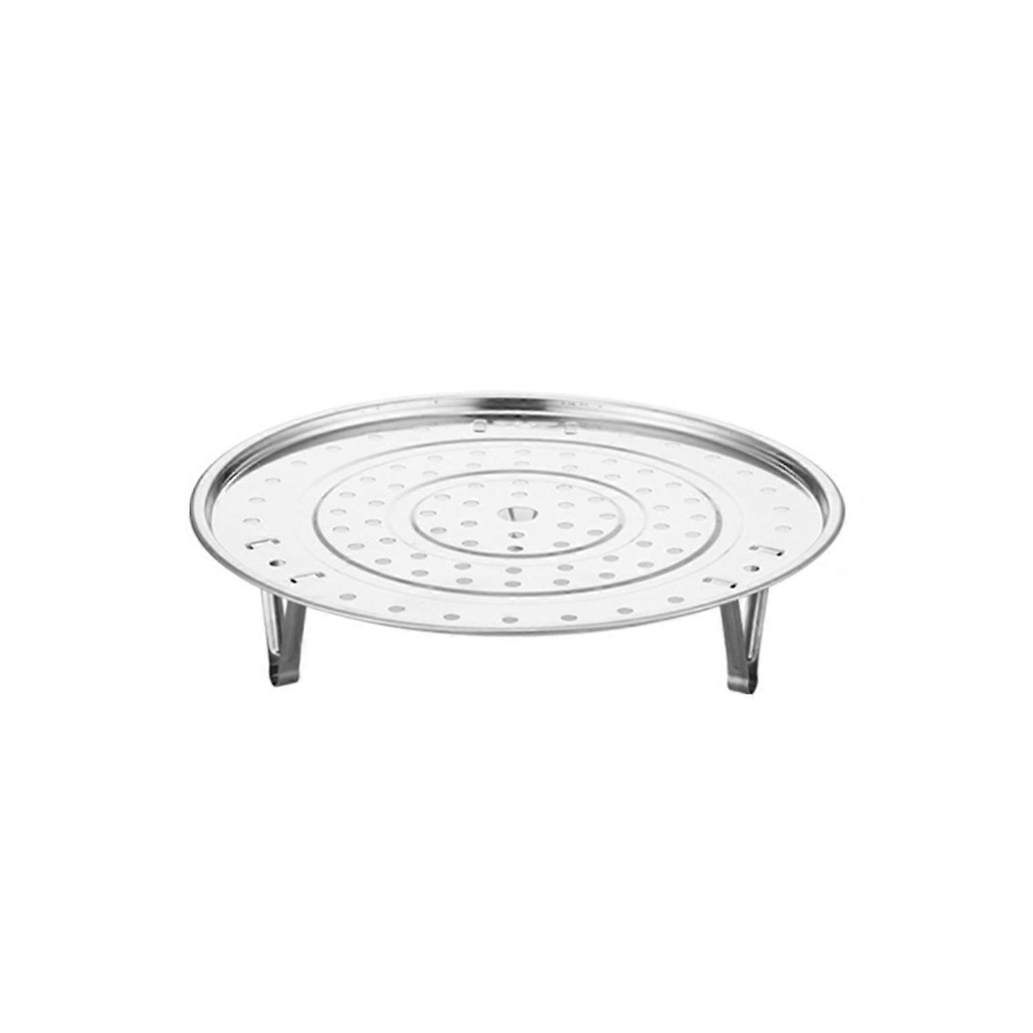 Stainless Steel Steamer Rack with Removable Stand Stackable Multifunction Heat-Resistant Kitchen