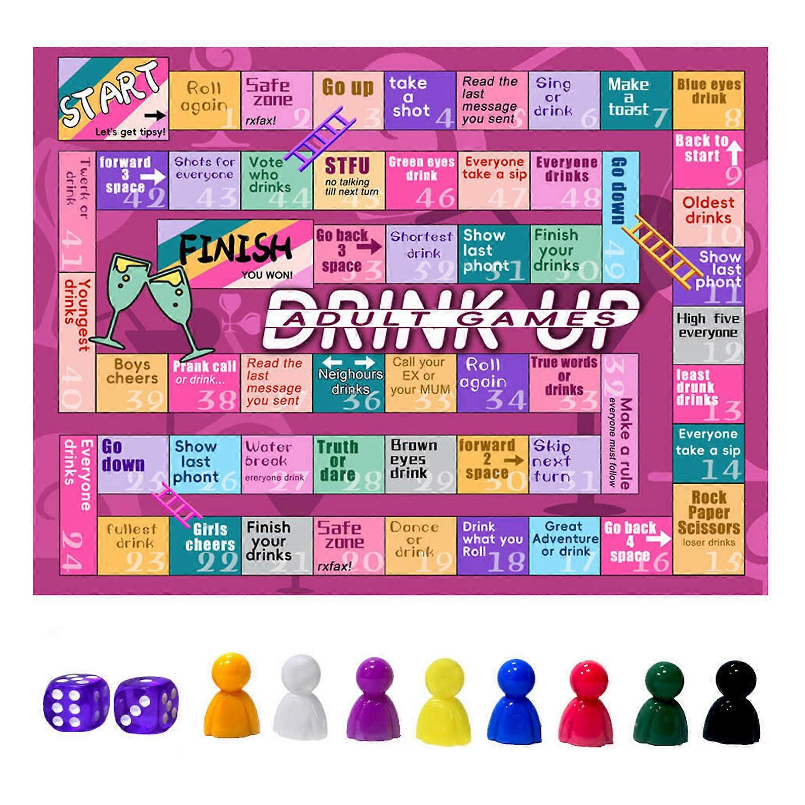 Interactive Drinking Game for Adults Fun Party Game for Girls & Boys, Perfect for Bachelorette Nights Parties