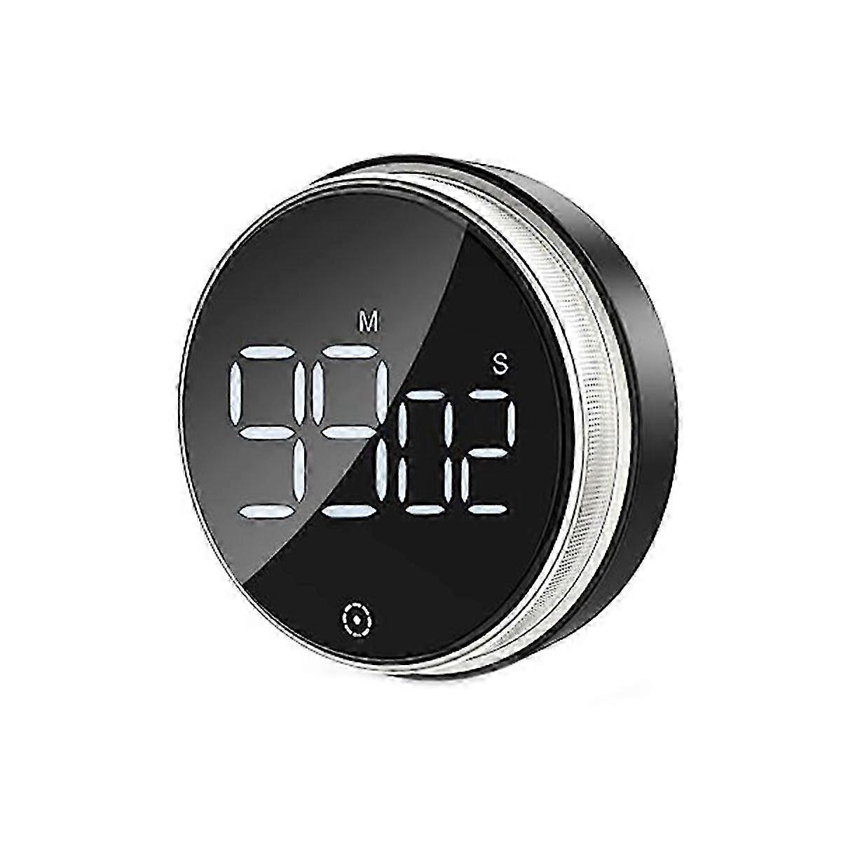 Digital Timer, Magnetic Timer for Cooking, Visual Timer with LED Display, Adjustable Volume(Battery