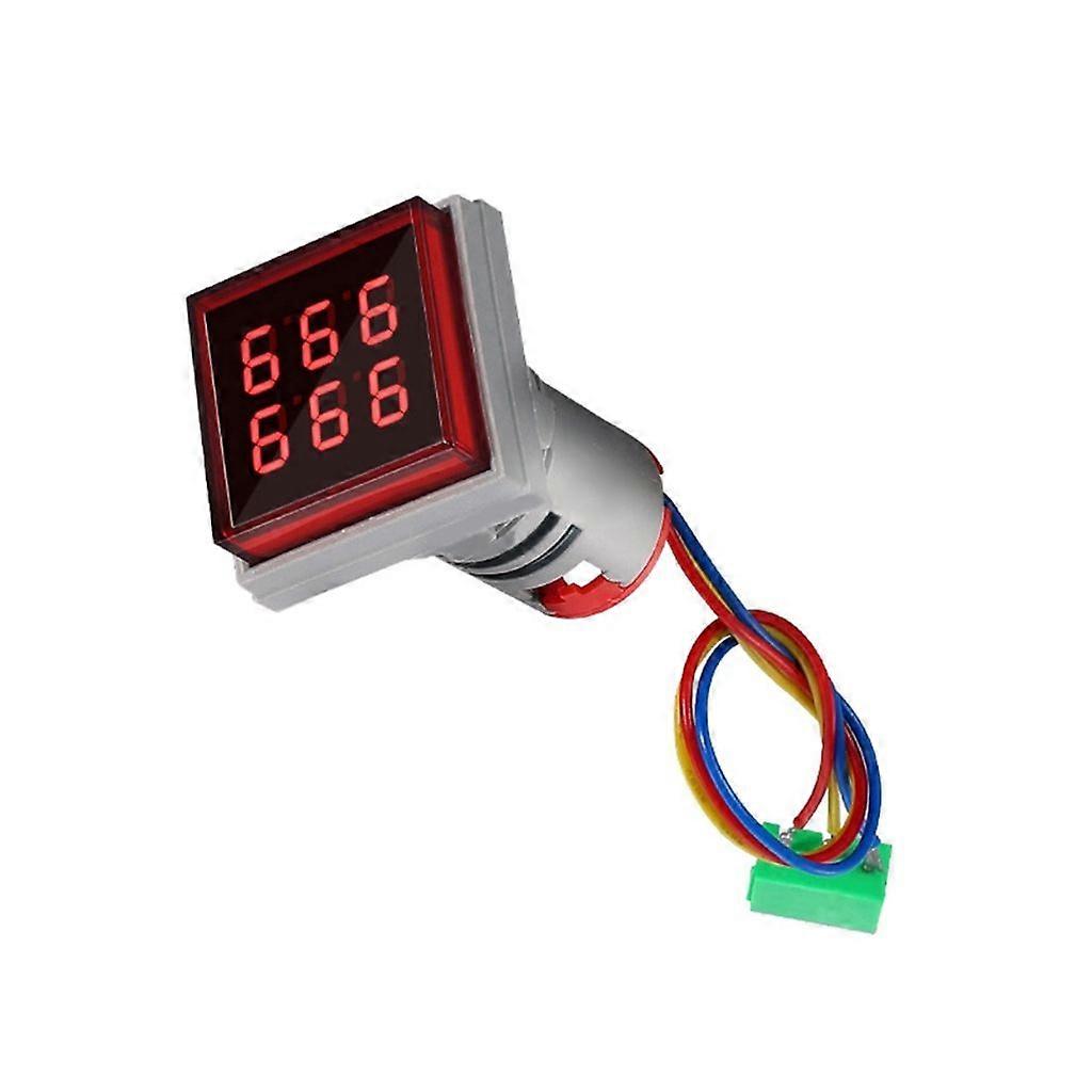 Square Counter Meter Quick Response Digital Display Counter 6 Digit 0-999999