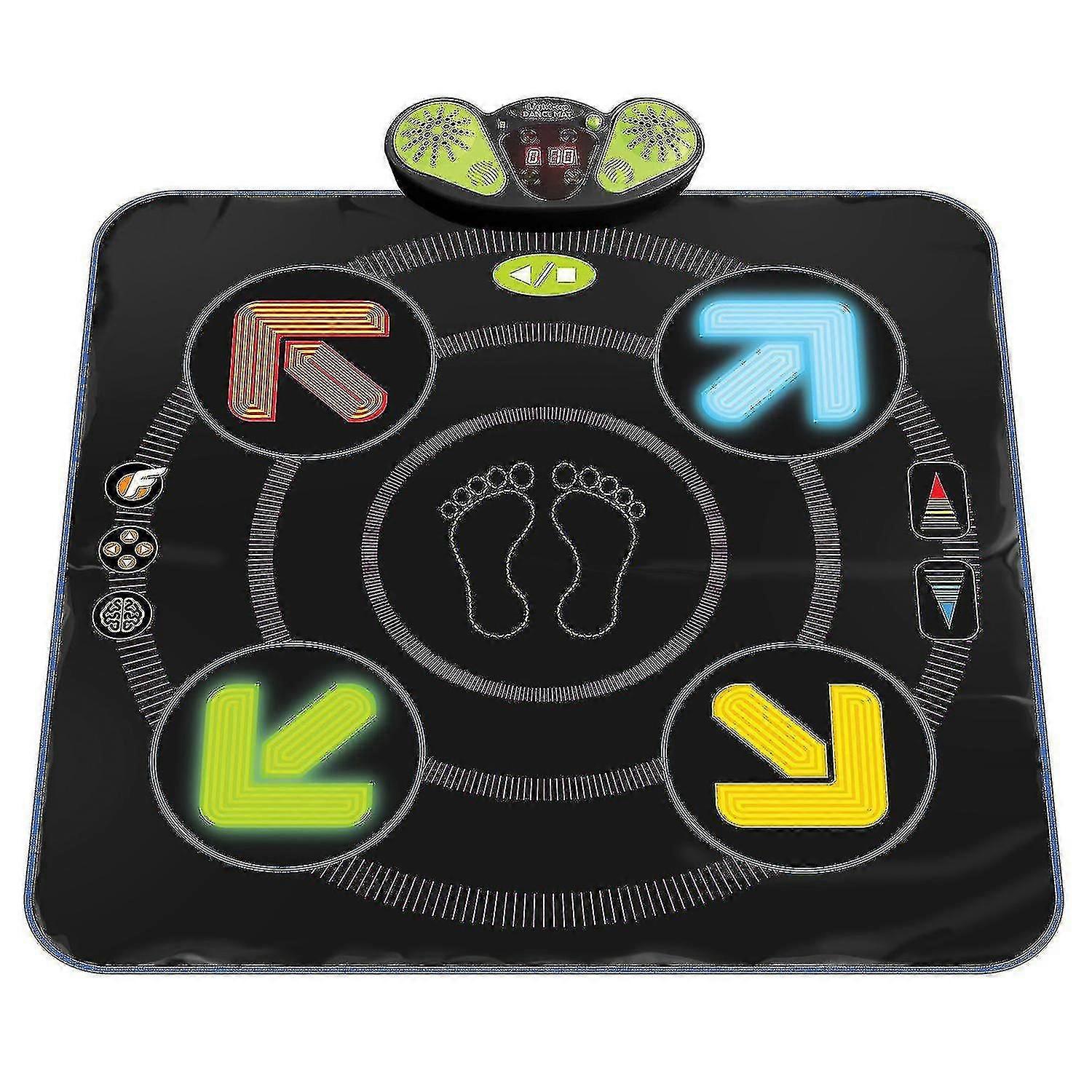 Dance Mat,light Up Dance Pad With Wireless Bluetooth Or Built In Music