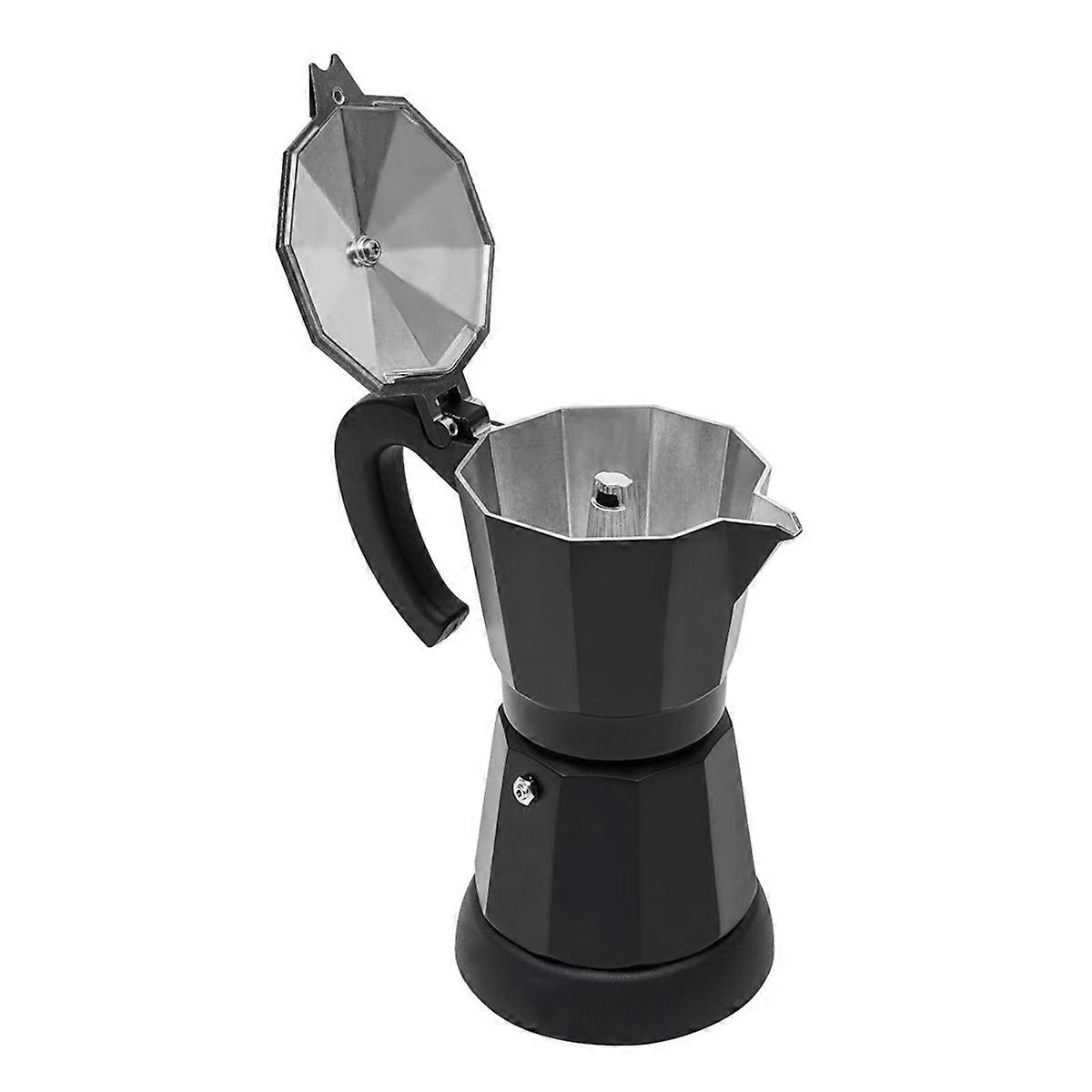 Electric Espresso Machine for 6 Cups-300 Ml Electric Coffee Machine ,Aluminium Espresso Maker Mocha
