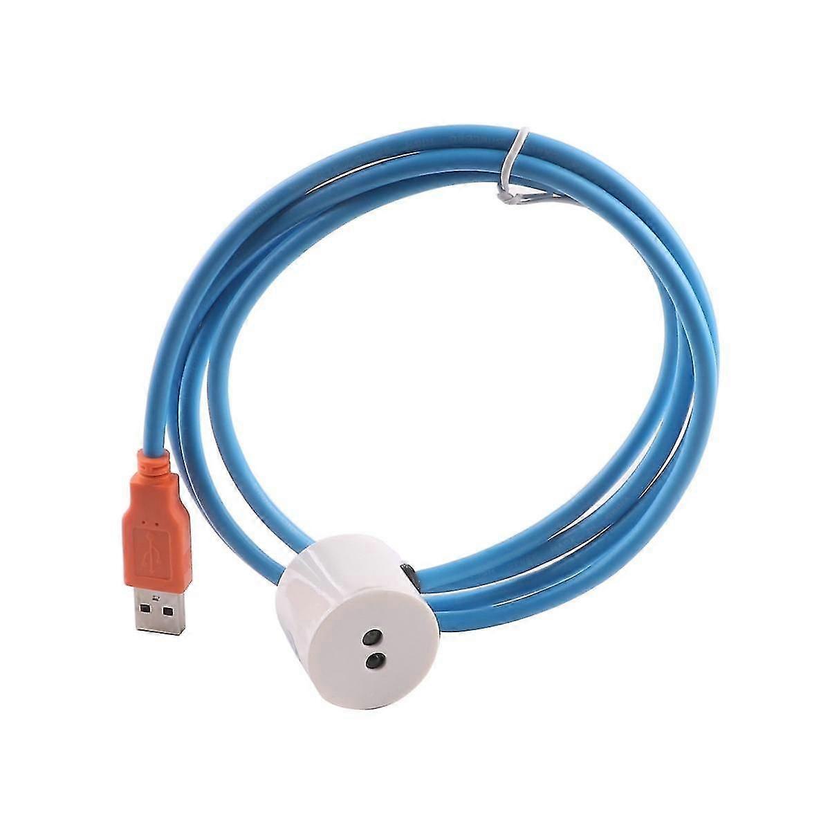 Isolated USB To IR Infrared Optical Adapter for Energy Meter IEC1107 DLMS KWh Meter Meter Reader, EU Plug