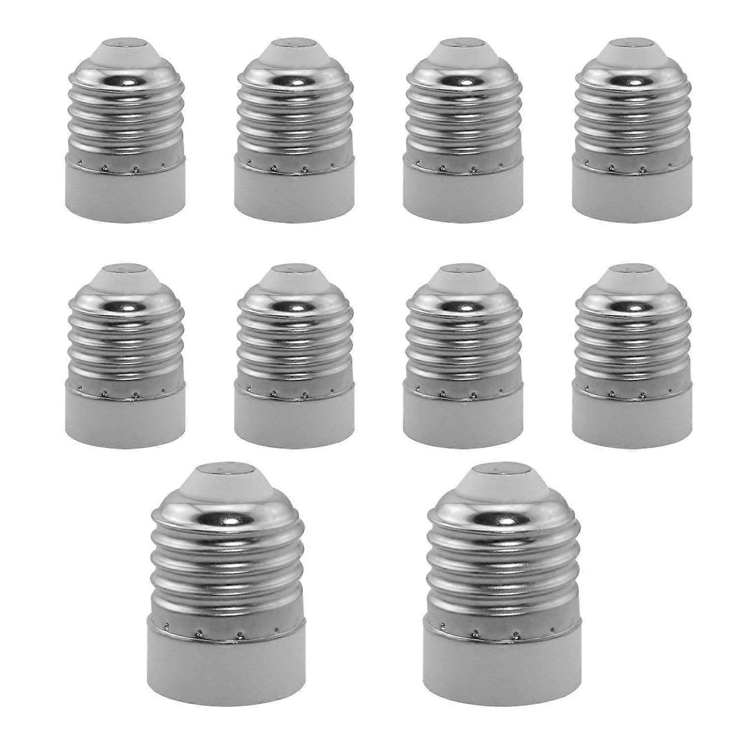 10 Pack E27 To E14 Lamp Light Socket Converter Convertor Bulb Extend Base Cfl Small Screw Adaptor