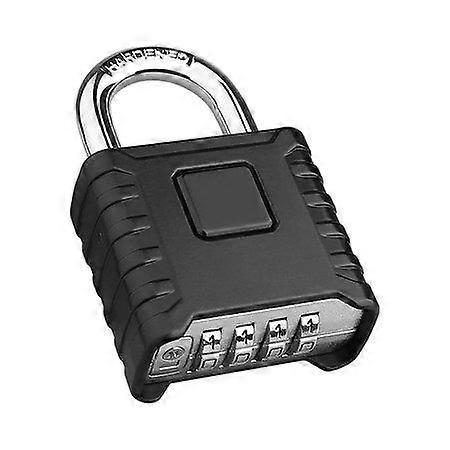 High Security One-Touch Unlock Weatherproof Padlock with Hidden Password Design