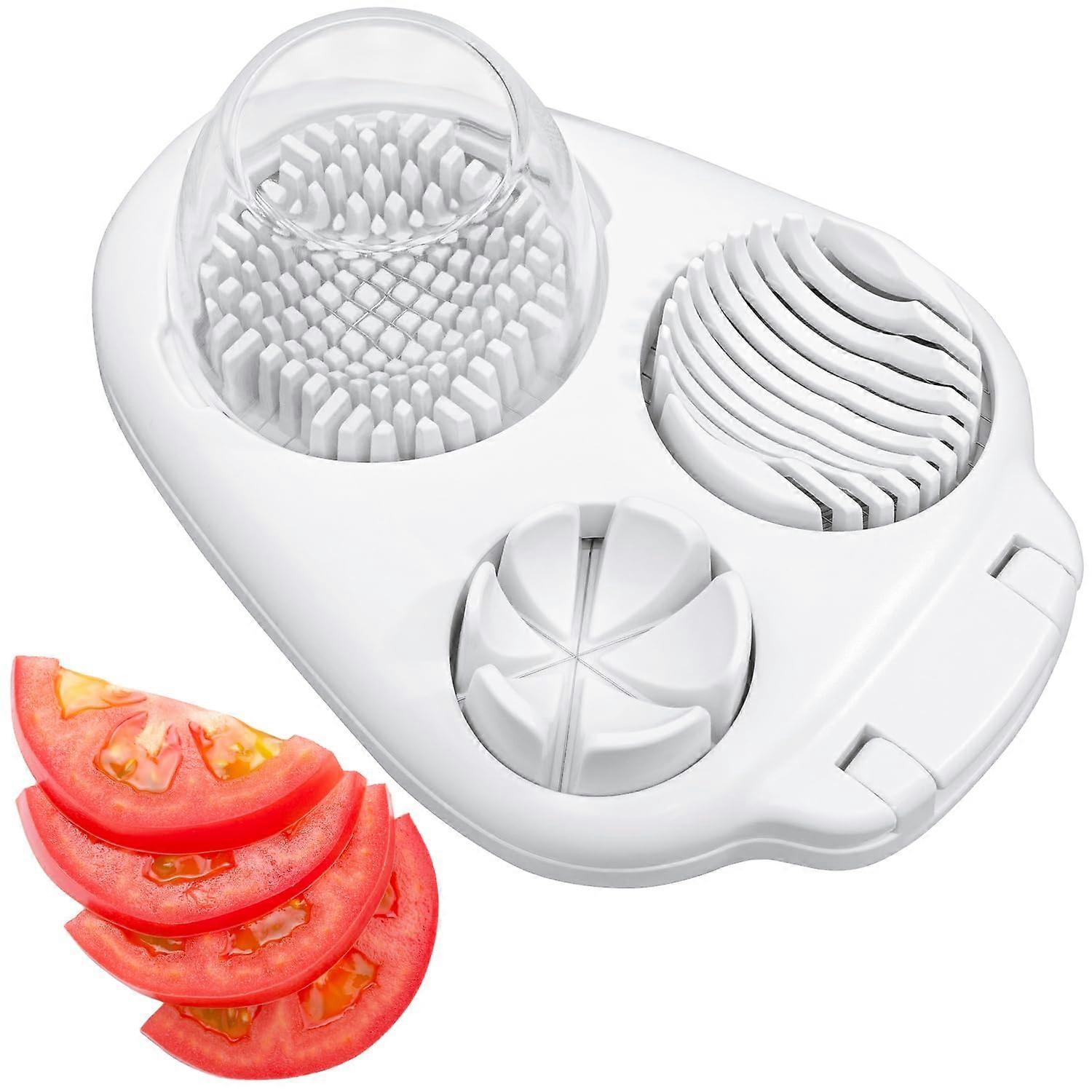 Egg slicer stainless steel 3 slice modes for fruits vegetables
