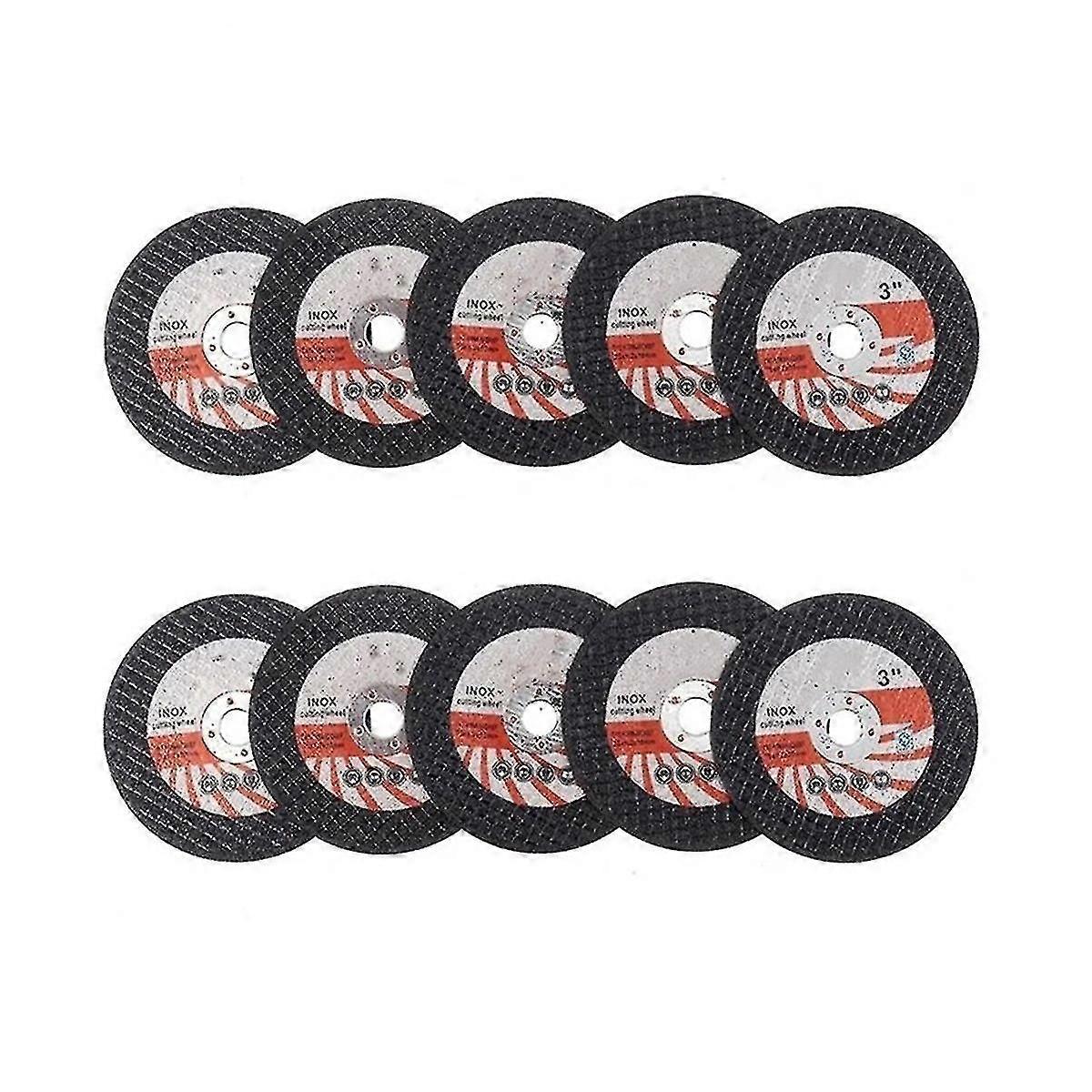 unique 10pcs 75mm Mini Cutting Disc Circular Resin Grinding Wheel
