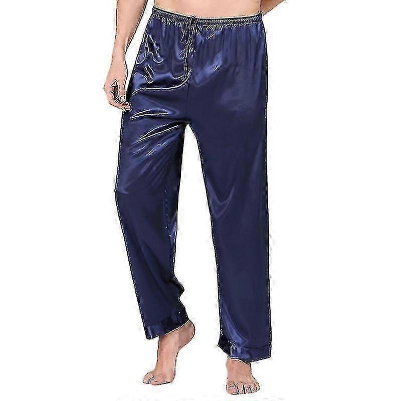 Silk Satin Drawstring Pyjama Pants for Men - Ideal Sleeping Nightwear