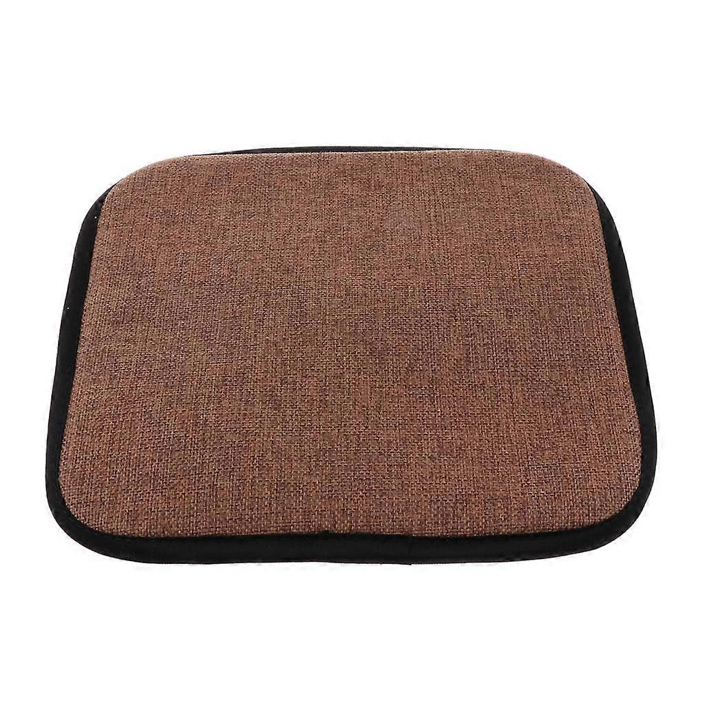 Brown office and home Cushion Dining Pads with Gripper Backing