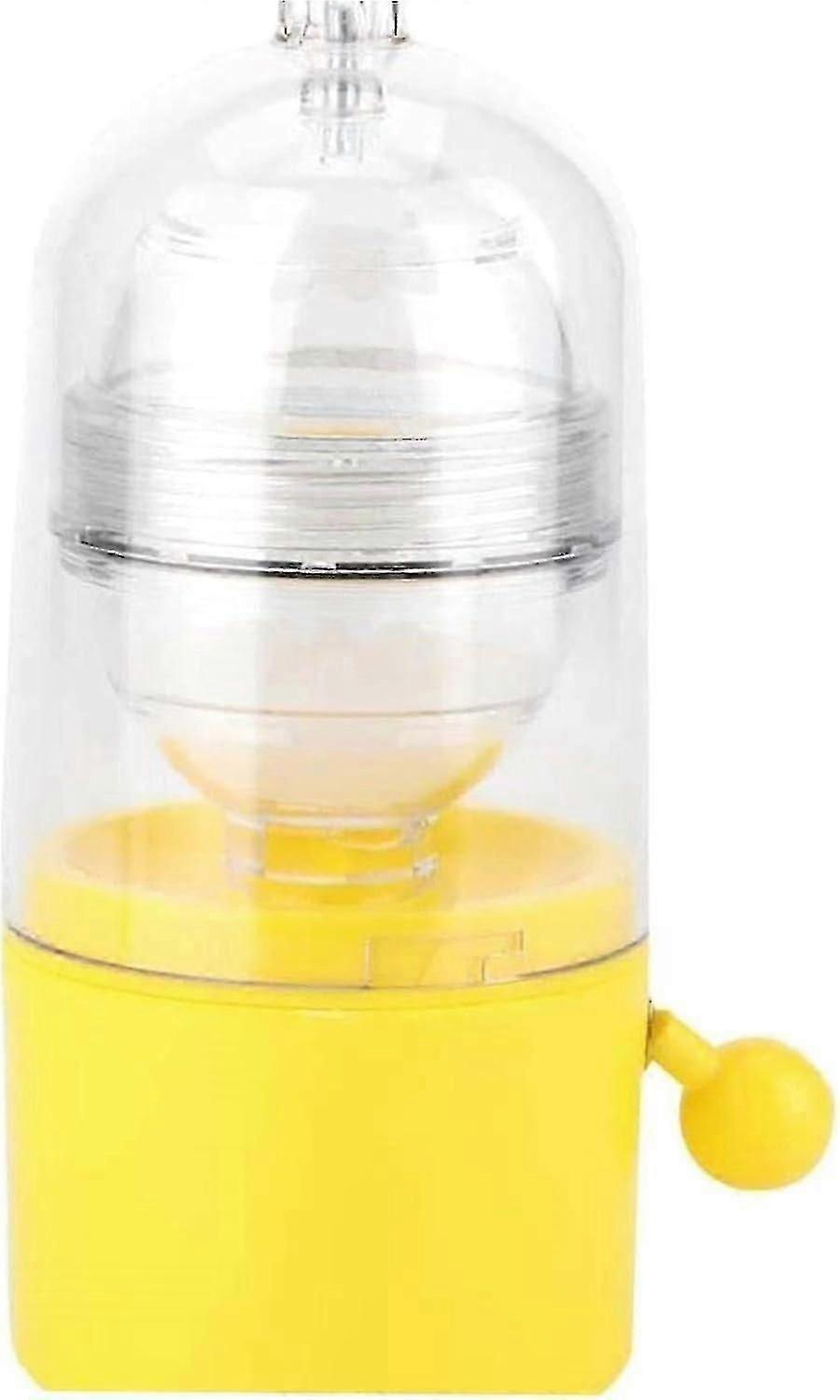 Hand-Powered Egg Scrambler and Mixer - Whisk Yolks and Whites - Golden Egg Maker for Home Cooking