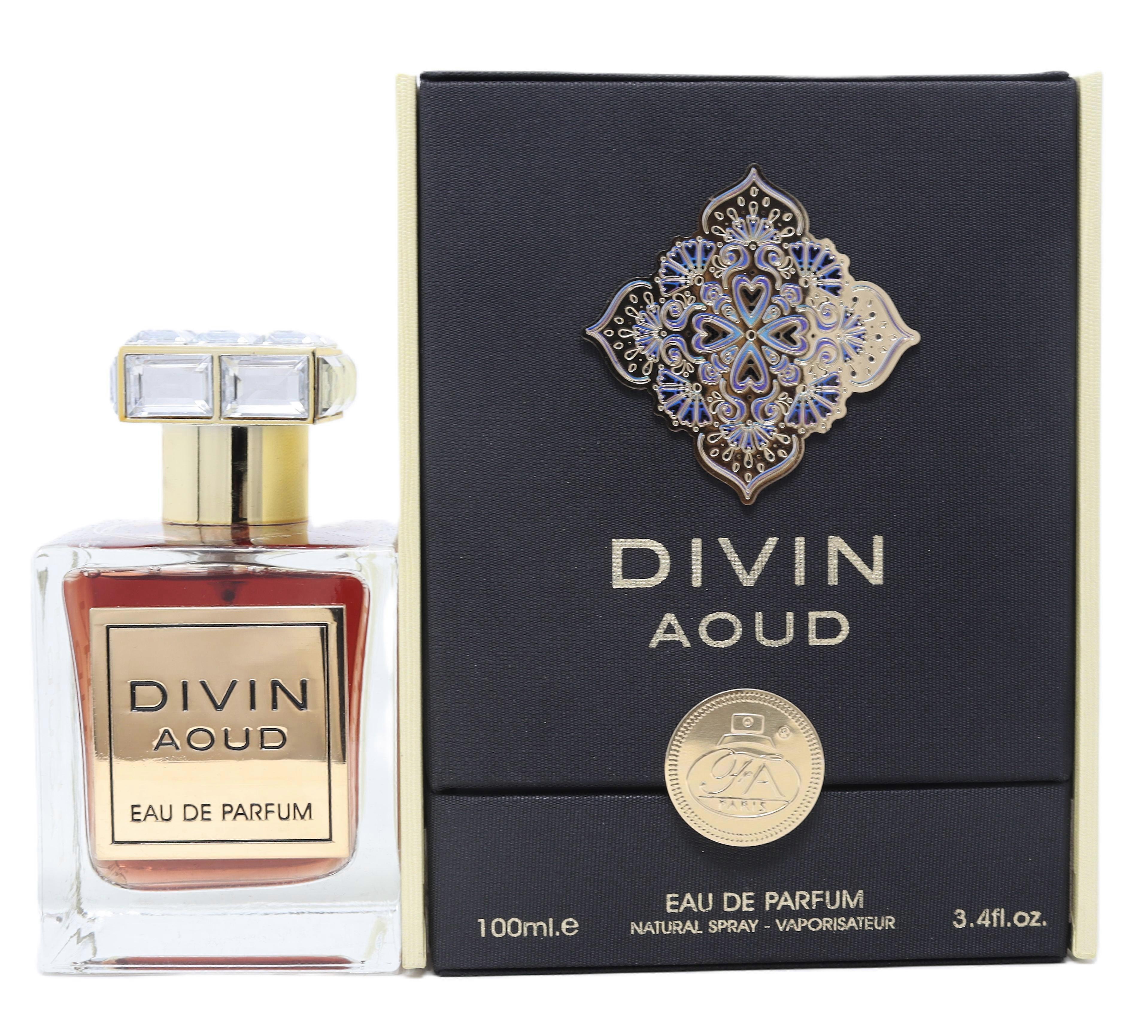 Fragrance World Divin Aoud Eau De Parfum Spray For Unisex 100ml