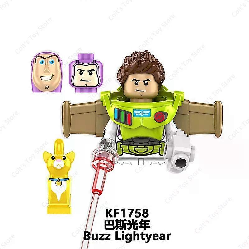 لعبة قصة مصغرة شخصيات العمل طنين Lightyear زاك كتلة البناء الطوب الكرتون أنيمي MOC الفيلم الكلاسيكي نموذج طفل فتى هدية