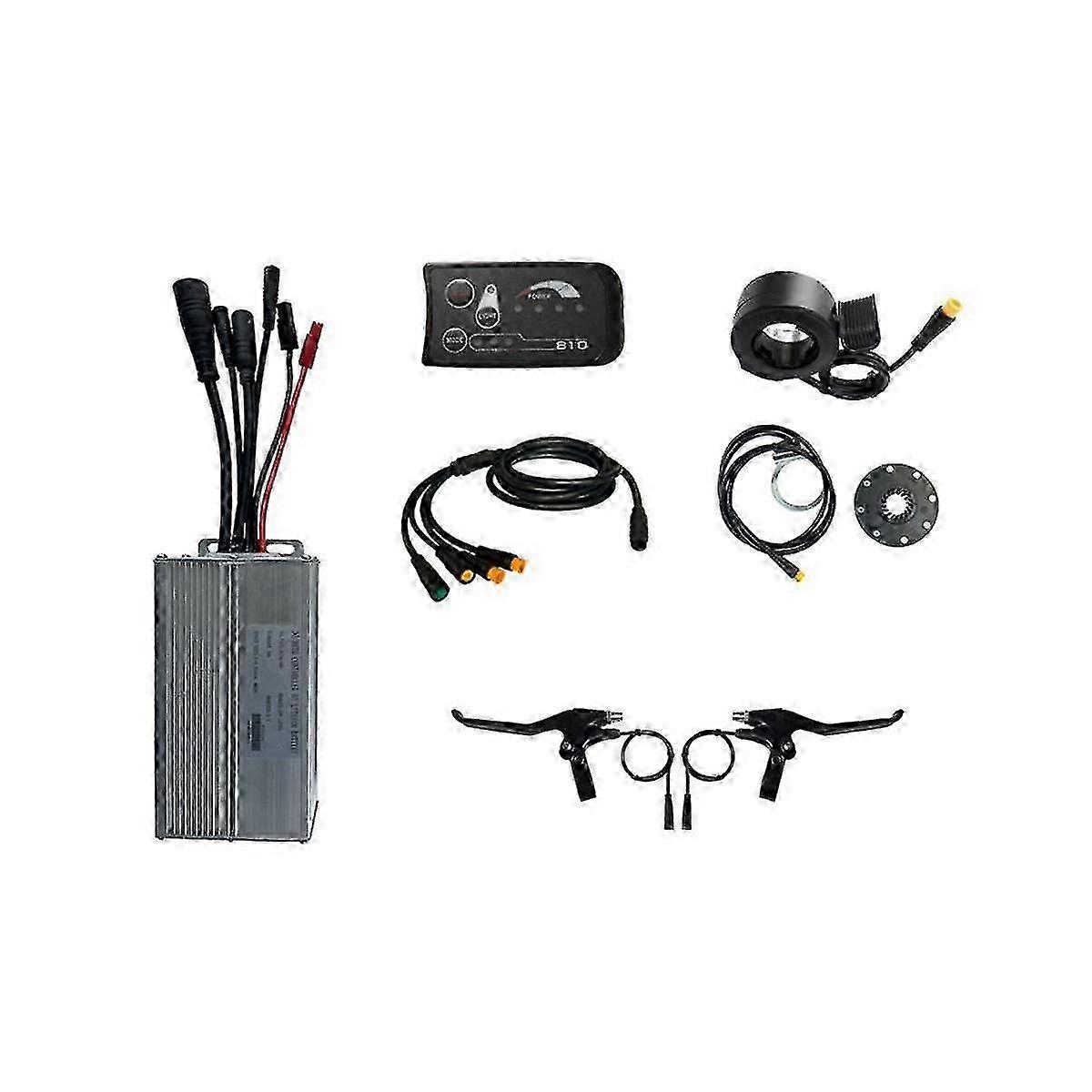 36v 48v 1000w E-bike 30a Sine Wave Brushless Controller avec S810 Display E-bike Light Display
