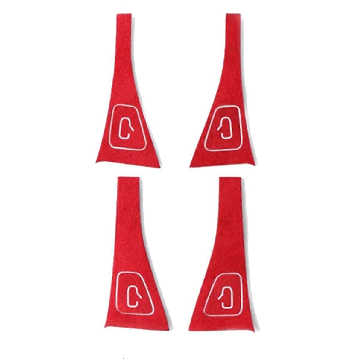 For Model 3/Y 2018-2023 Window Switch Button Sticker, Red