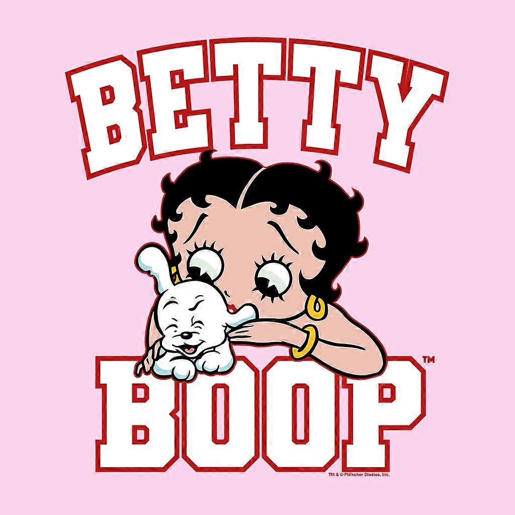 Betty Boop Big Font With Pudgy Men's Sweatshirt