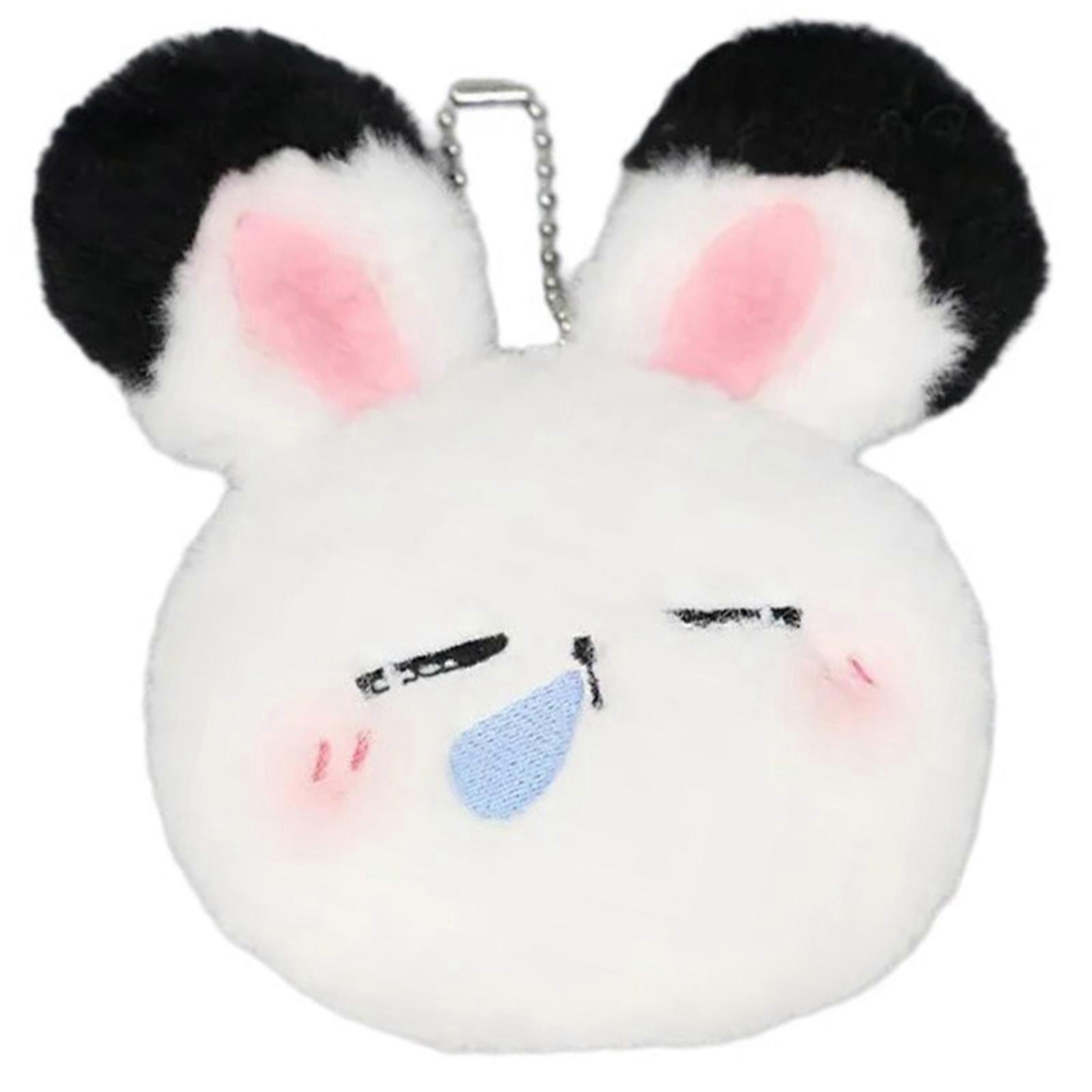 Cartoon Plush Animal Keyring Plush Amimal Keychain Car Key Holder Handbag Charm Keychain Accessories for Kid