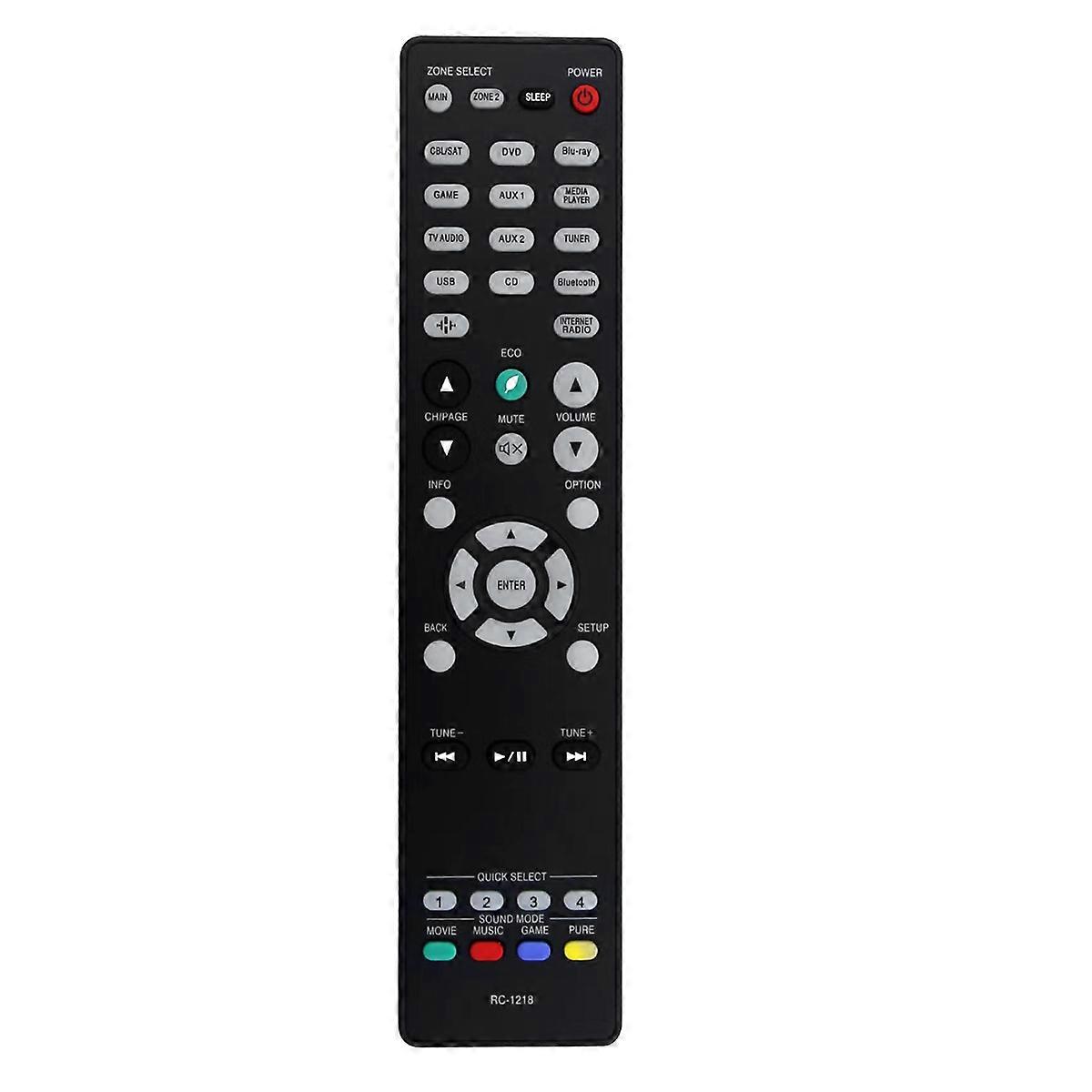 RC-1218 Replace Remote for AV Receiver AVR-S640H AVR-S650H