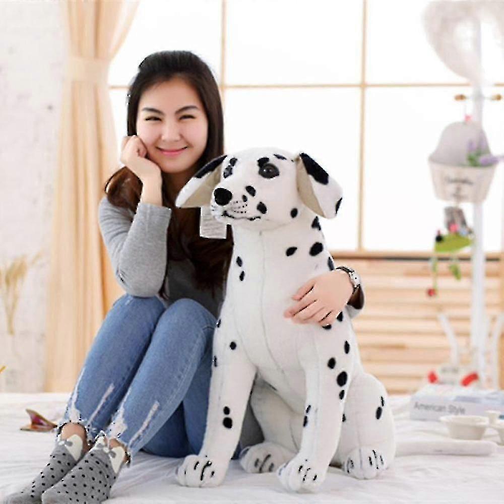 1pc 30-90cm Cute Dalmatians Plush Stuffed Toys Simulation Dog Dolls For Children Kids Play Birthday Children's Day Gift