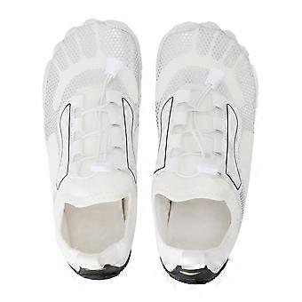 Water Shoes Prevent Slip Breathable Cushioning Outdoor Beach Shoes for Hiking Climbing Fitness White Size 43