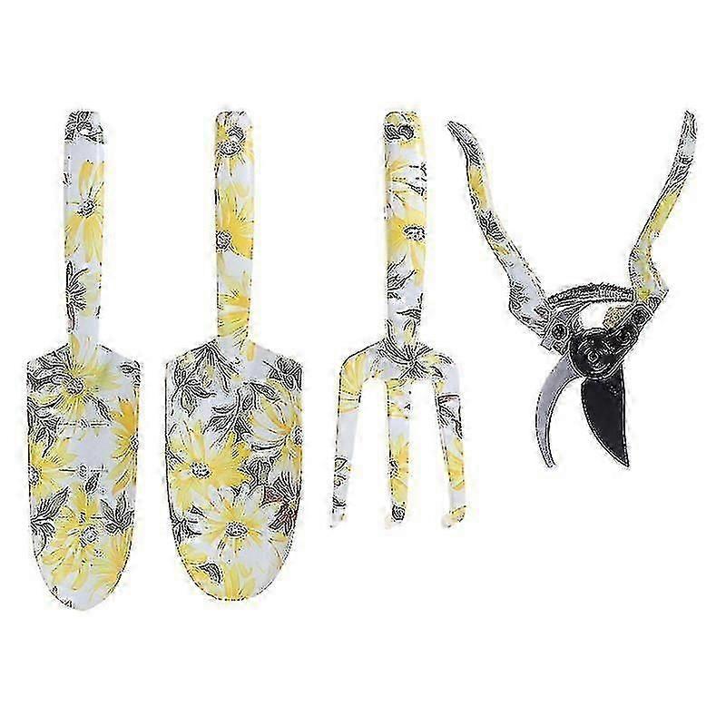 7.3X26cm Yellow Pruning Saws 1 Set/4pcs Practical Gardening Handhold Tool Kit Garden Planting Tools