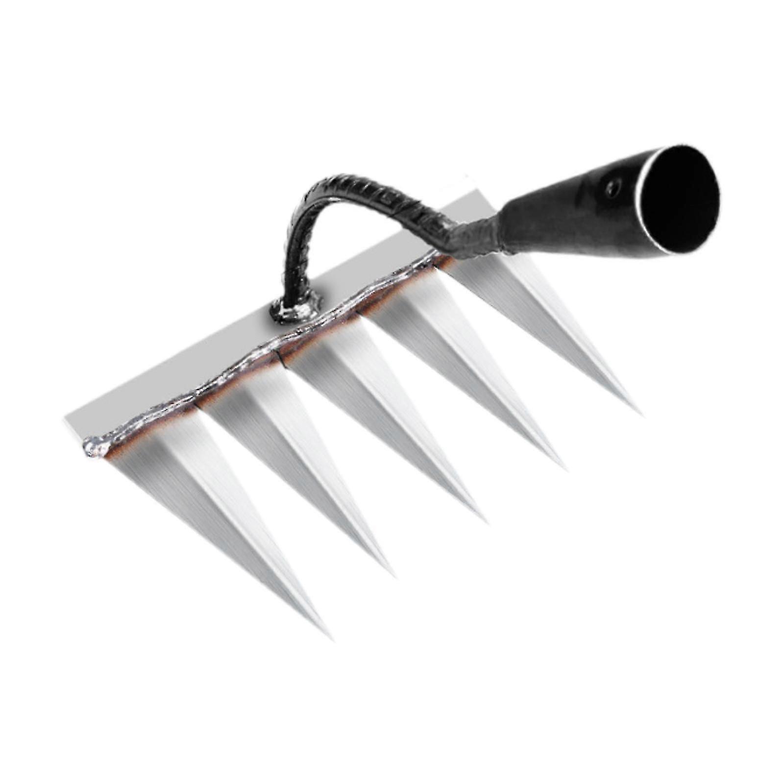 Garden Hoe Garden Rake Heavy Duty Agricultural Hardened Weeding Rake ...