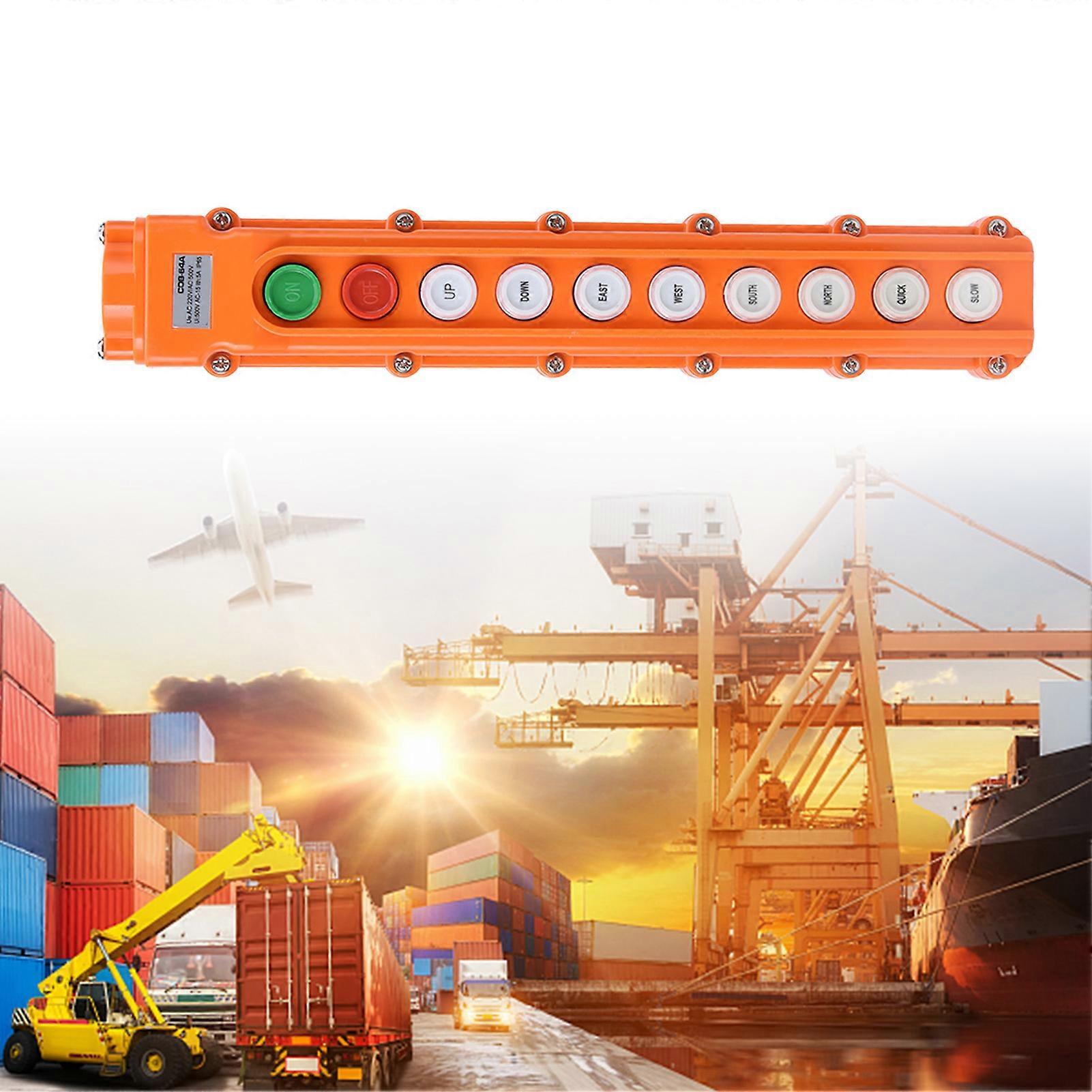 Rainproof Switch Control Station ABS IP65 Hoist Push Button Switches for Automobile Tailgates  500V