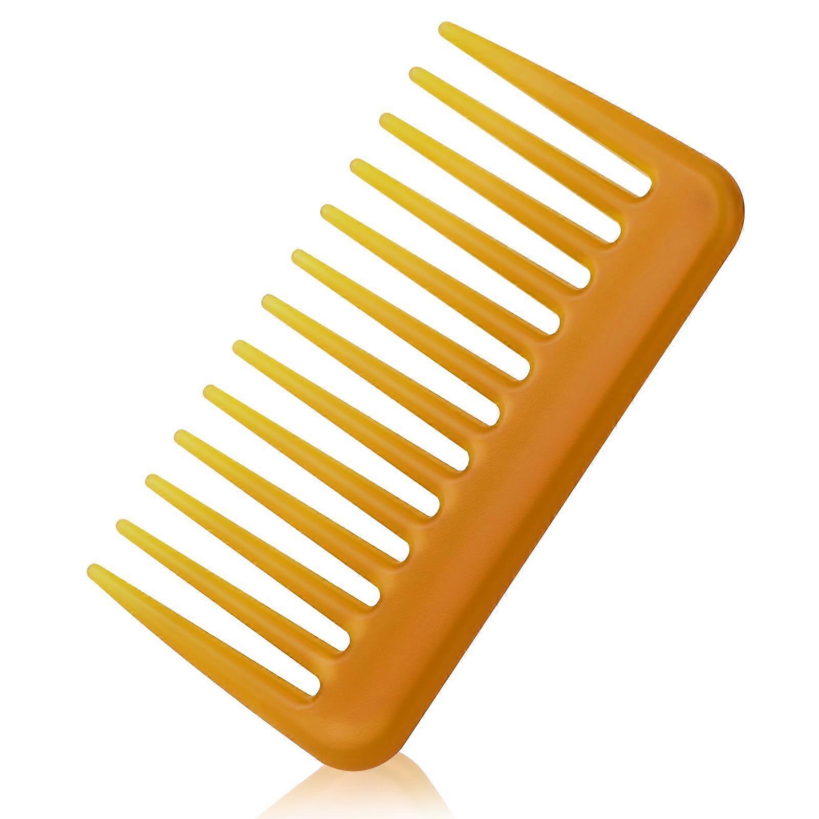 Mini Wide-Tooth Comb For Curls, Pocket-Sized Handle-Free Shower Detangler Travel-Size Wet Or Dry Hair