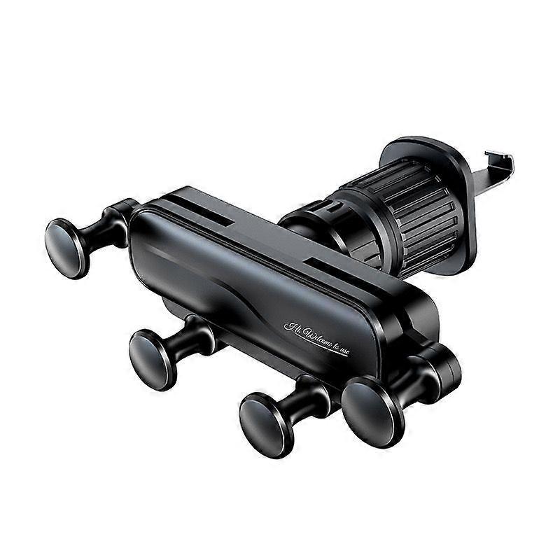 Car Phone Holder with Fan Mount Universal Compatible with iPhone 13 12 Xiaomi GPS Support Gravity Expansion