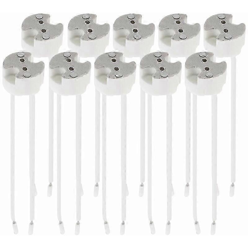 Lot 10x GU5.3 socket - GU5.3 or MR16 socket - Support with 12V cable - For light bulb lamp such as LED halogen spot