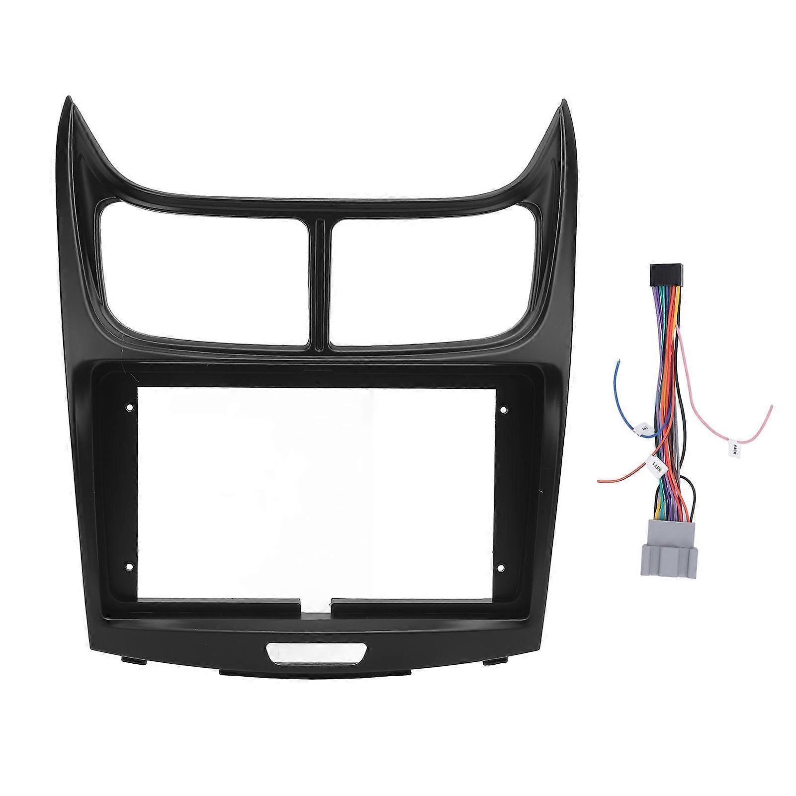 9in Car Navigation Panel Frame Protective Radio Stereo Fascia Dash Panel Frame for Sail 2009 to 2014