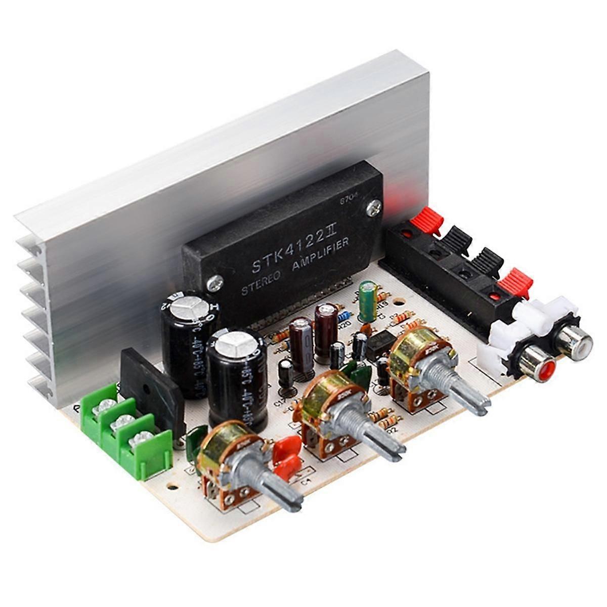 50W+50W Dual AC15-18V Stereo Audio Power Amplifier Board 2.0 Channel STK Thick Film Series Amplifier for DIY Speaker