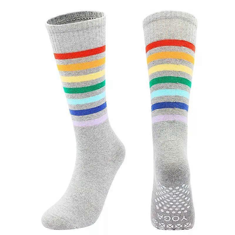 Yoga exercise socks Dot Silicone Non-slip Pilates Over The Calf Socks