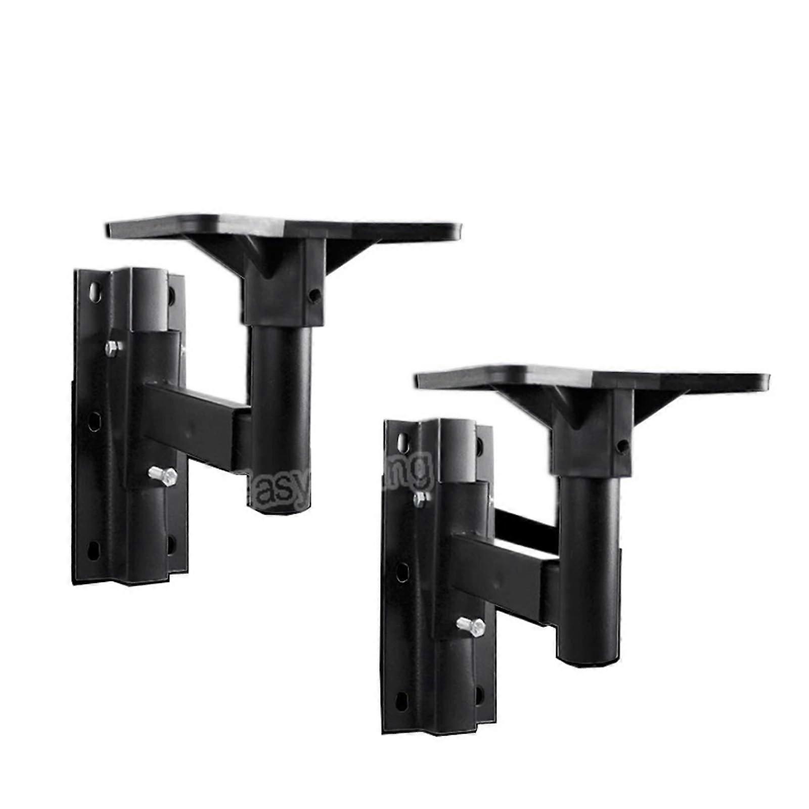 KTV502 Pair Wall Mount Speaker Brackets, 30 kg Load Capacity, Surround Sound Audio Mounts for Ceiling and Wall