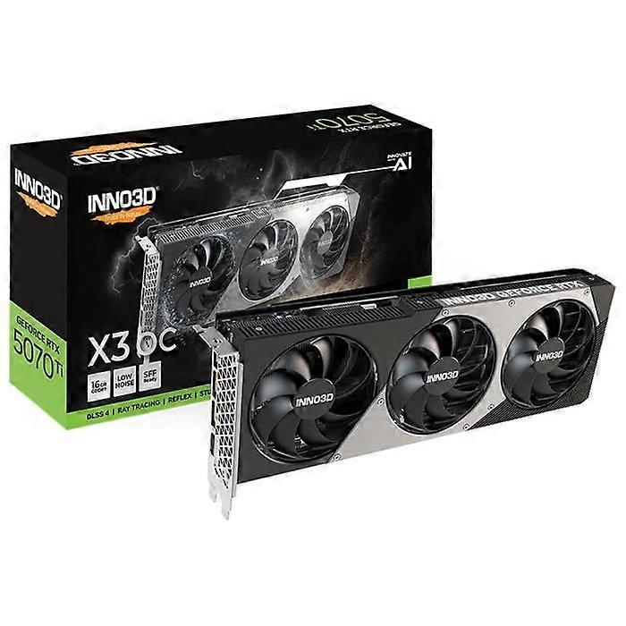 Scheda grafica - INNO3D - GeForce RTX 5070 Ti X3 OC - 16GB GDDR7 - Ray Tracing - DLSS 4