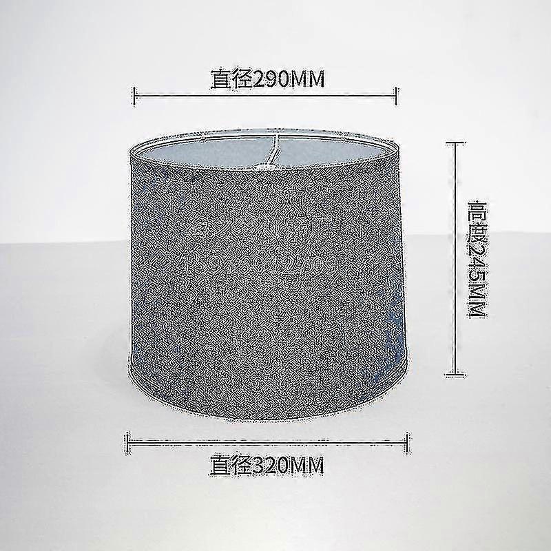 Stylish Blue Linen Lampshade for Table & Ceiling Light - Durable, Easy to Install, Perfect for Home Decor