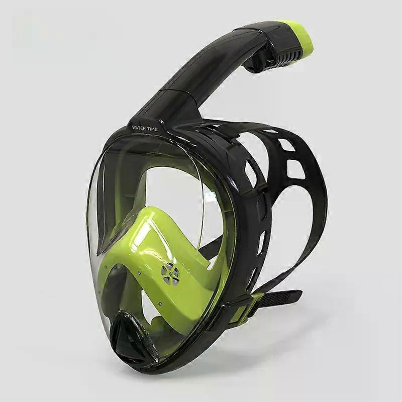 WaterTime Snorkeling Three Treasures Full Face Mask Diving Equipment Breath Tube Swimming Adult Underwater World Exploration