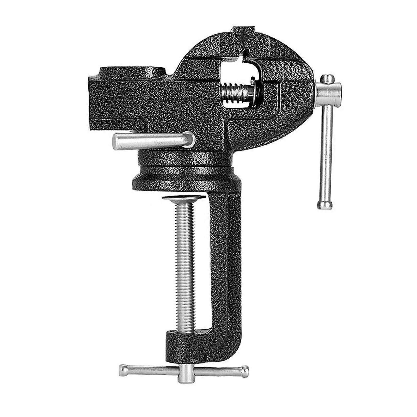Table Vice Type 70mm 360 Degree Universal Rotating Heavy Mini Table Vise, Universal Rotating Simple Vise，Mini Vise