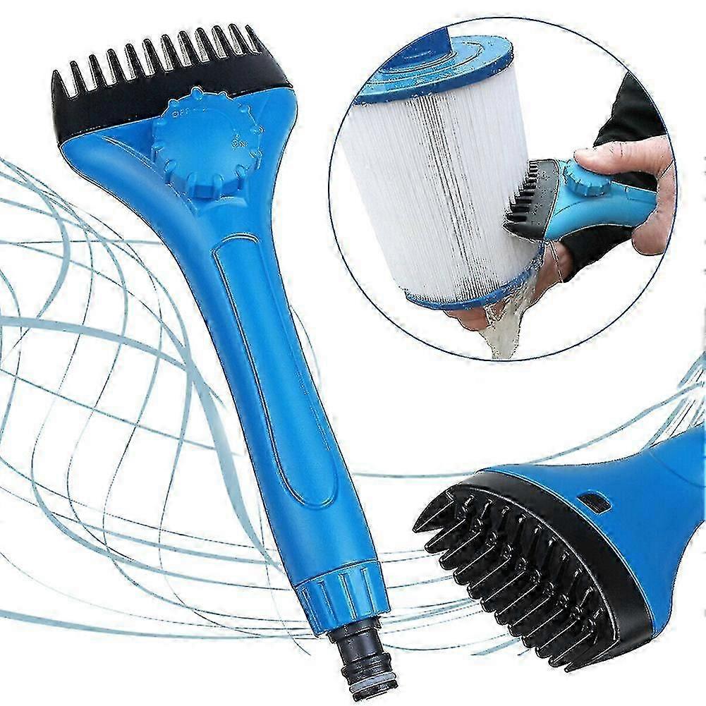 Pool Filter Cleaner Pool Brushblue-1pcs