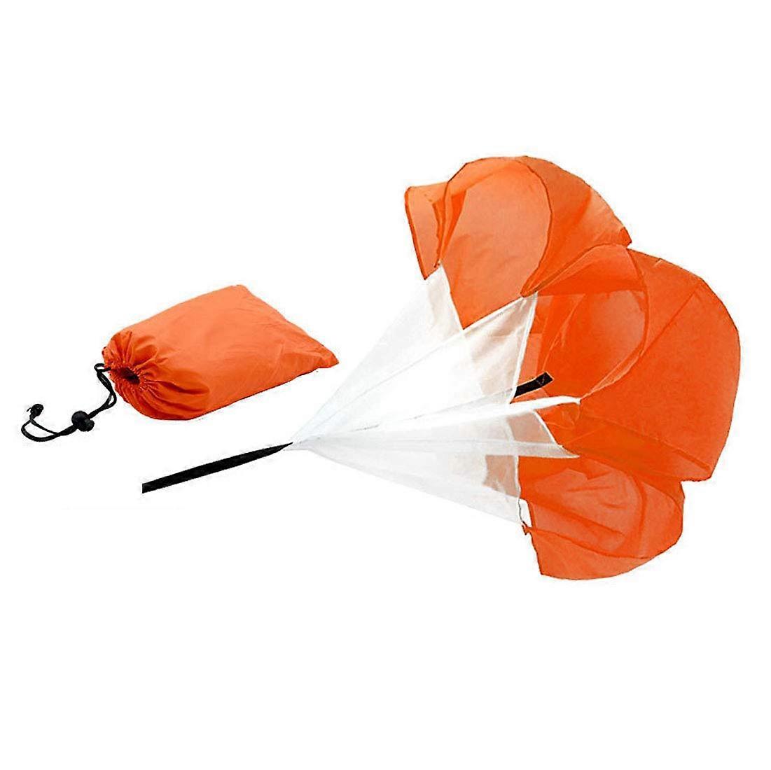Sprint Parachute Resistance Umbrella - Adjustable Speed Training Chute for Running, Sprinting & Fitness, Brown Color