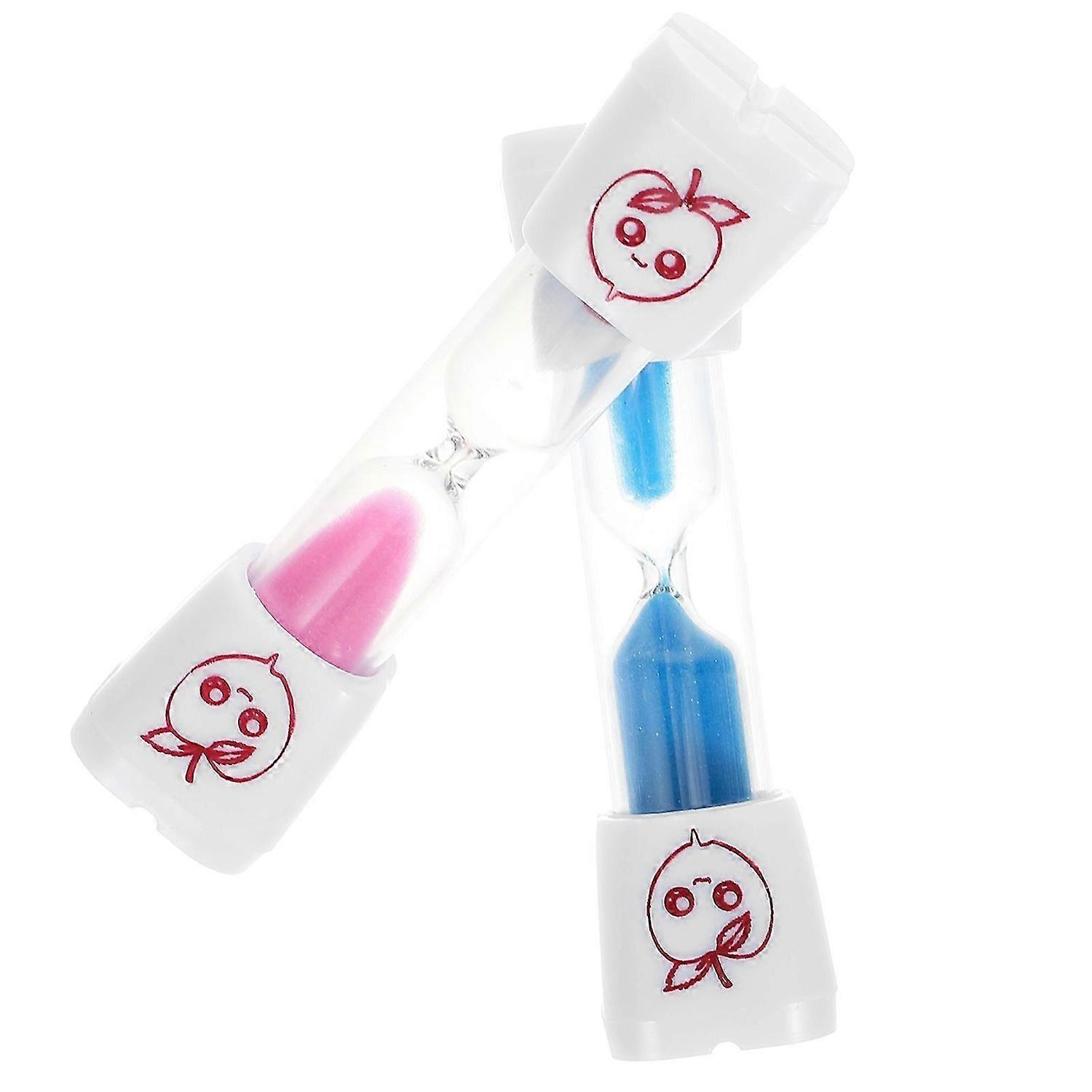 2Pcs Sand Timer 3 Minute Timer Portable Sand Timer Decorative Hourglass Timer Kitchen Sand Timer