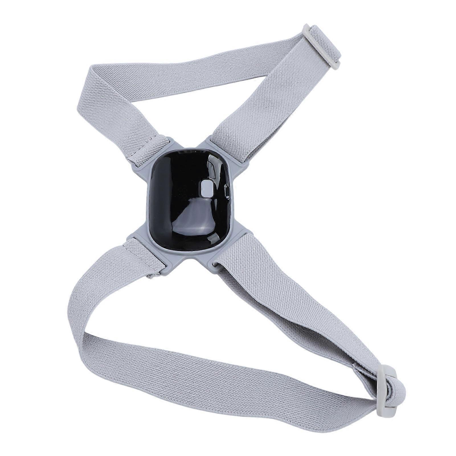 مصحح الموقف قابل للتعديل عالية المرونة حزام النايلون حزام تصحيح الأحدب للأطفال دراسة أنشطة الاسترخاء رمادي 