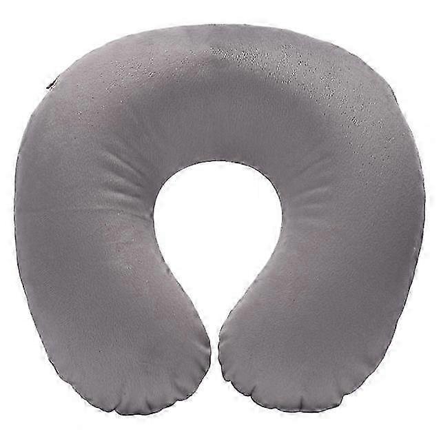 Inflatable U-shaped Neck Cushion Memory Foam Travel Pillow for Fatigue Relief, Perfect for Flights, Office Naps, and Road Trips