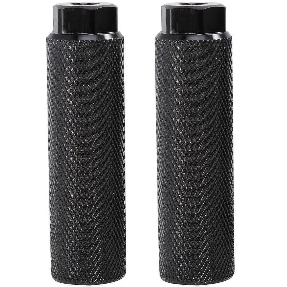 Sturdy Skid Bike Pegs – Durable Cycling Foot Support for Rear Axles, Compact Design with Reinforced Texture for Mountain and Outdoor Riding