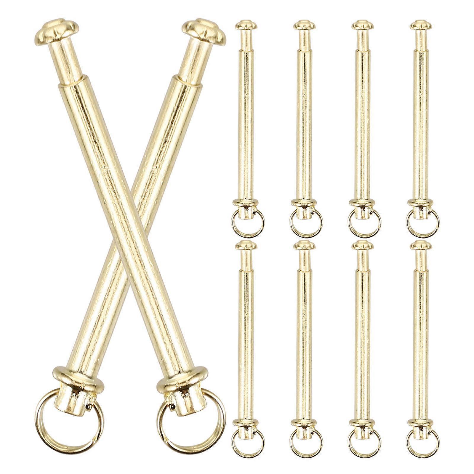 Folding Fan Shaft Replacement Kit with Durable Rivets for Easy Repair, Sturdy Material for Crafting Accessories and Hand Fan Maintenance