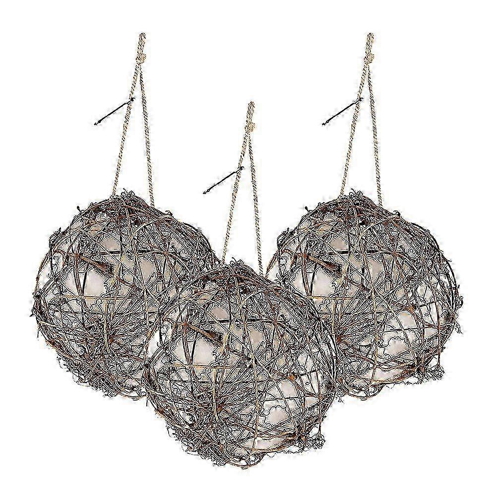 2025 3pcs Outside Roosting Pocket Bird Nesting Material Hummingbird Nest Bird Nest Hanging Decor