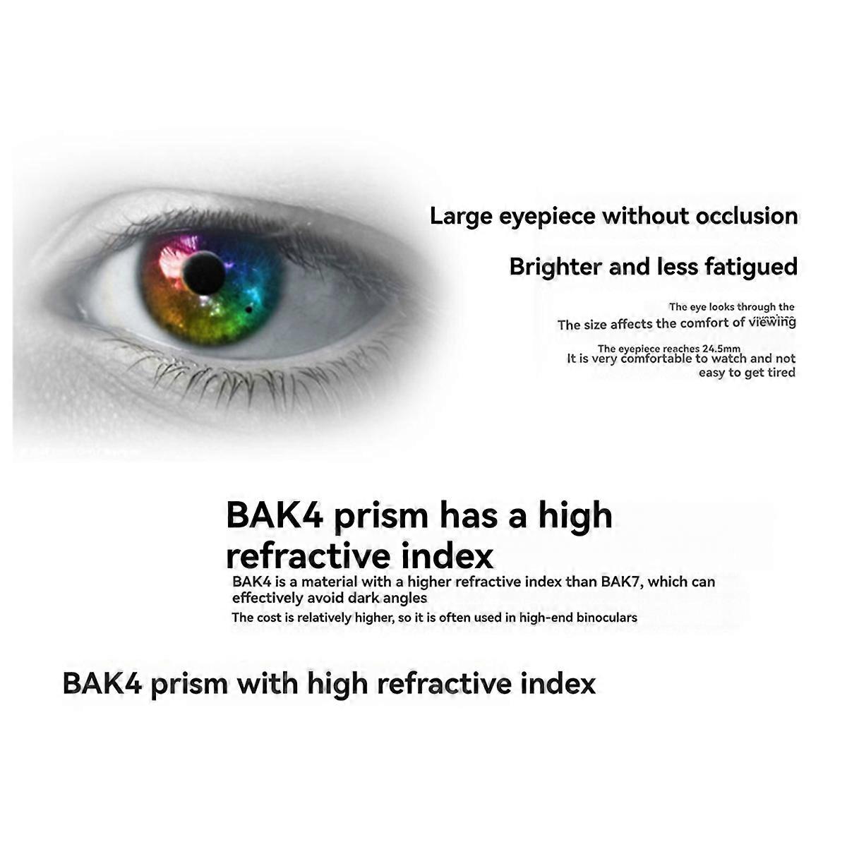 Marine Navigation Binoculars Waterproof Anti Fog Night Vision Navigation Telescope with Compass Sc