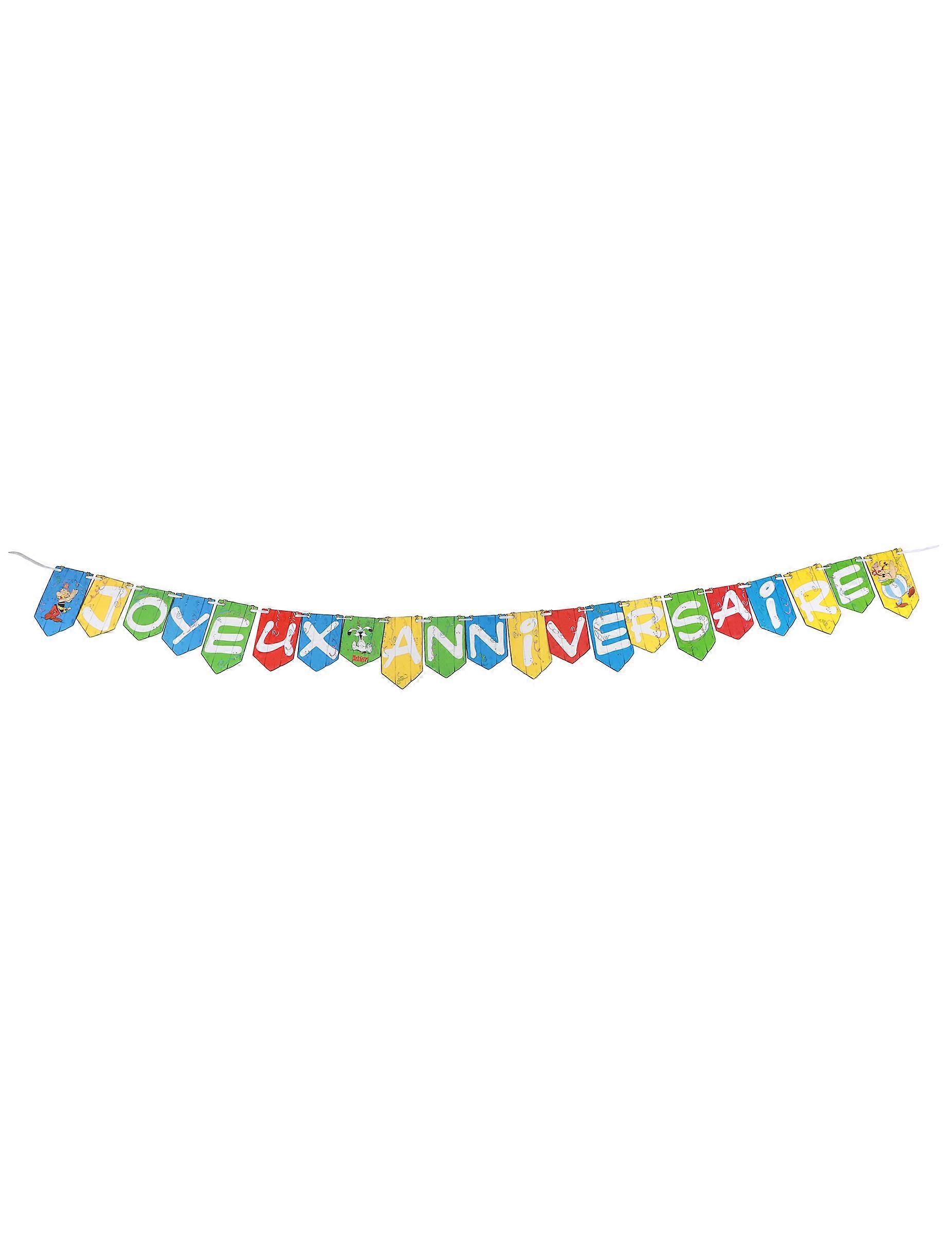Asterix Happy Birthday Garland 250 cm