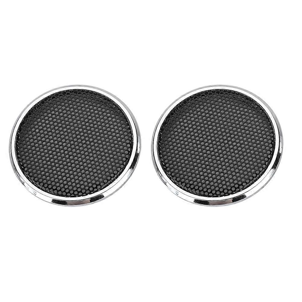 Lot de 2 grilles de protection décoratives pour haut-parleurs o de 1 pouce, étui en maille d'acier