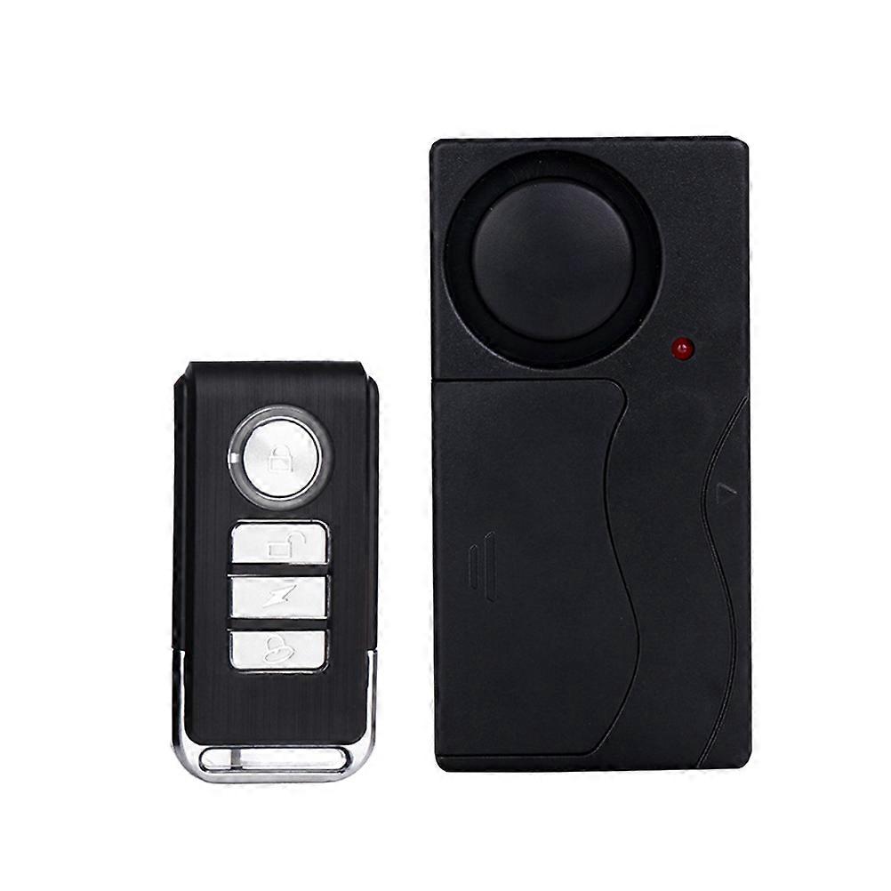 Vibration Detection Anti-Theft Alarm for Indoor Outdoor Protection of Bikes Motorcycles Vehicles with Remote Control 1Pack