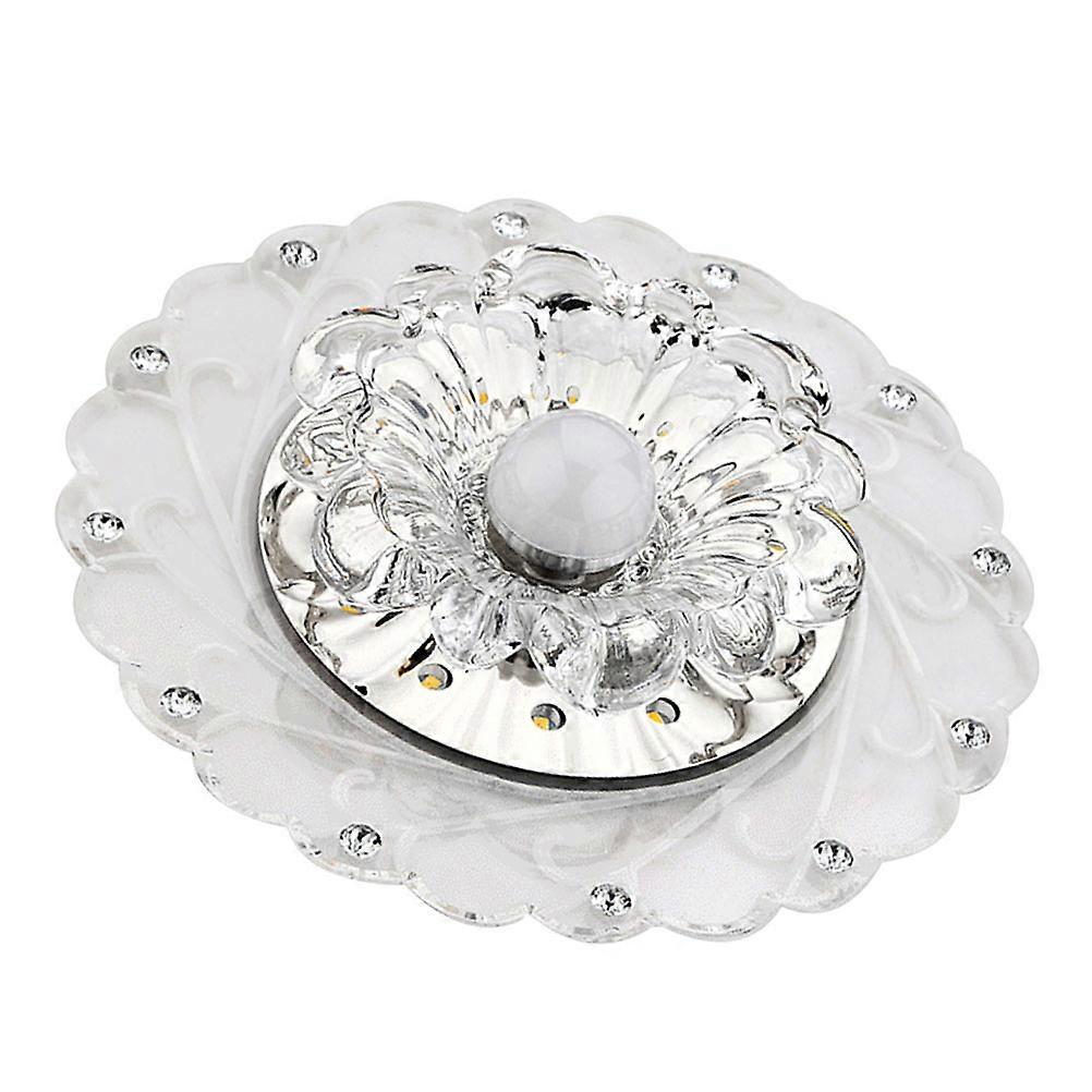 Ceiling Lamps For Building Hallways Modern Light Fixture Round Crystal Glass 20.00X20.00X8.00CM 1Pcs